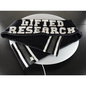 LRG Black & White Cotton Blend Scarf